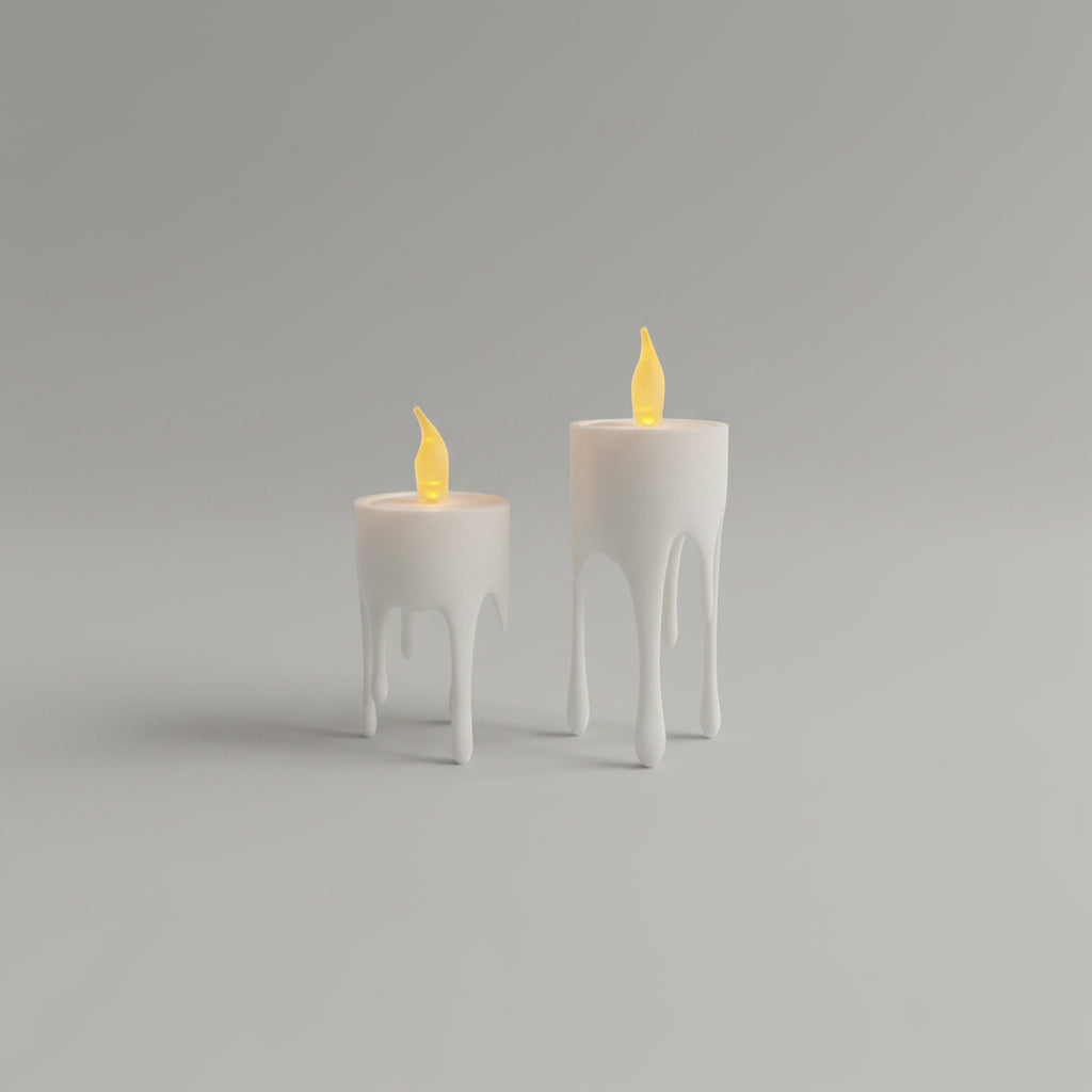LED Druipkaars – Set van 2